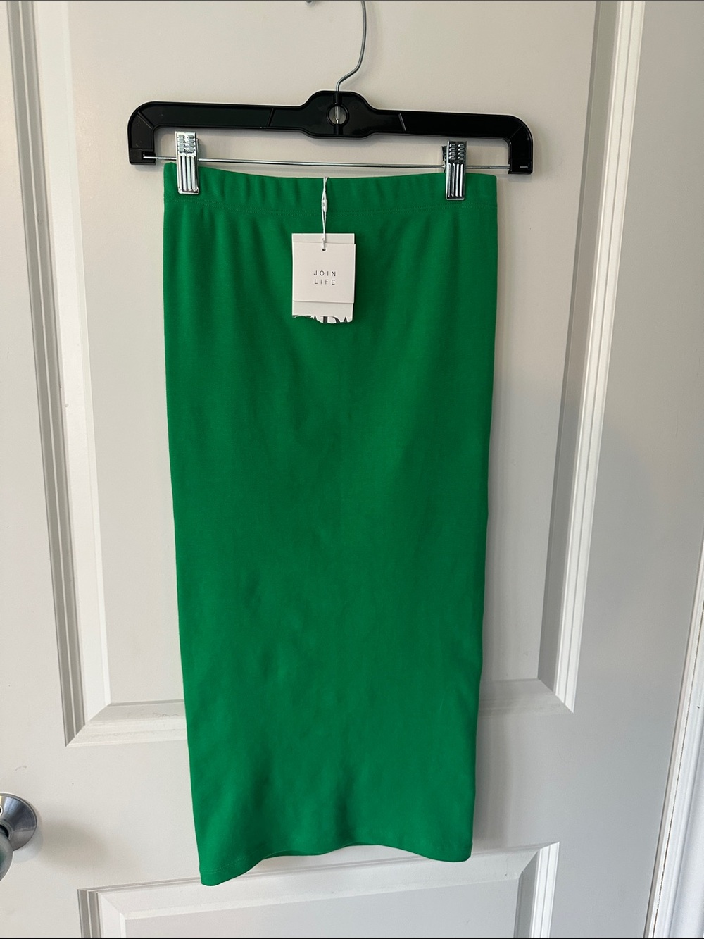 Zara Emerald Green Pencil Midi Skirt